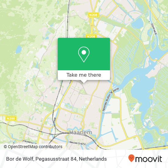 Bor de Wolf, Pegasusstraat 84 map