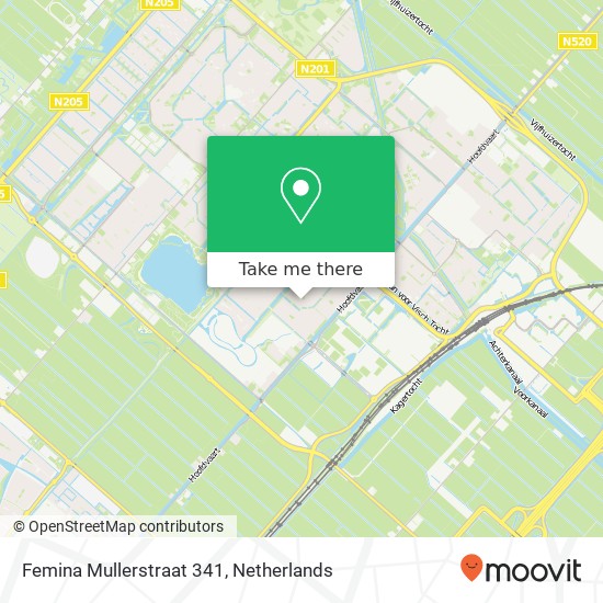 Femina Mullerstraat 341, 2135 ML Hoofddorp Karte