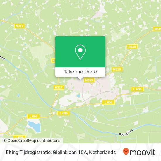 Elting Tijdregistratie, Gielinklaan 10A map