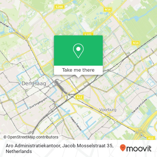 Aro Administratiekantoor, Jacob Mosselstraat 35 map