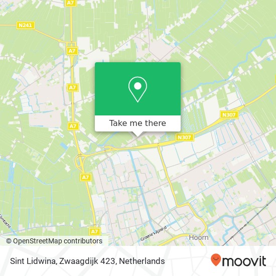 Sint Lidwina, Zwaagdijk 423 map