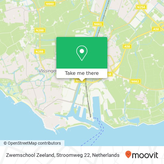 Zwemschool Zeeland, Stroomweg 22 Karte