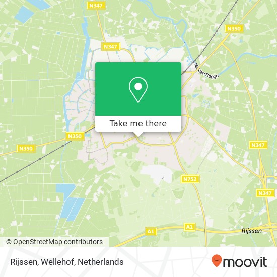 Rijssen, Wellehof map