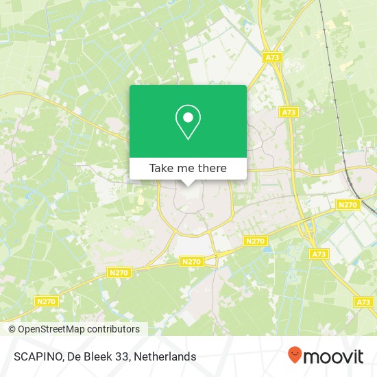 SCAPINO, De Bleek 33 map