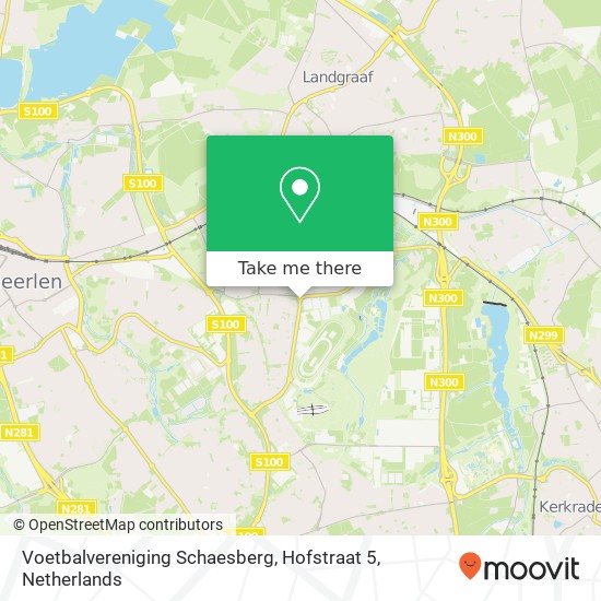 Voetbalvereniging Schaesberg, Hofstraat 5 map