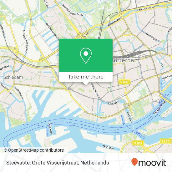 Steevaste, Grote Visserijstraat map