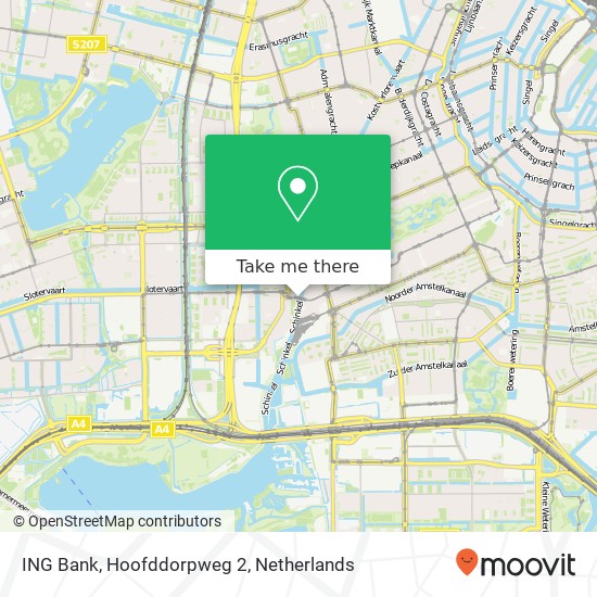 ING Bank, Hoofddorpweg 2 map