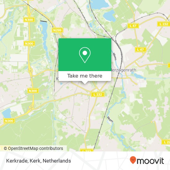 Kerkrade, Kerk map