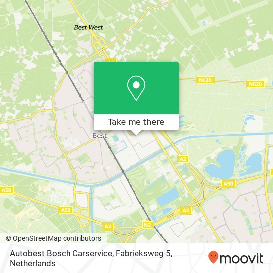 Autobest Bosch Carservice, Fabrieksweg 5 map