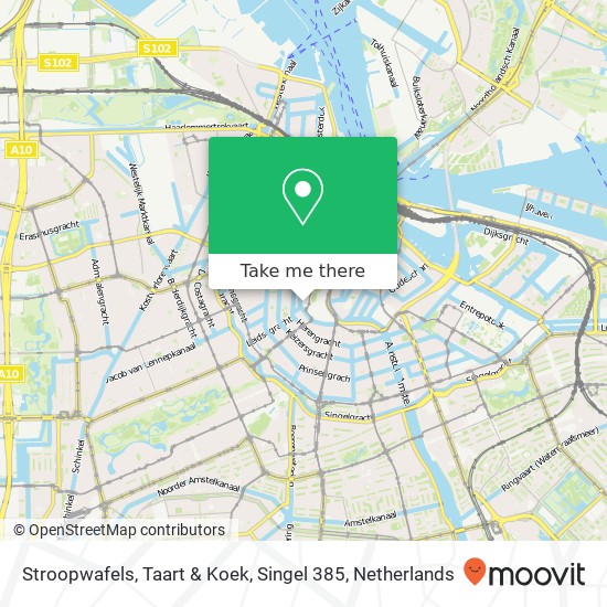 Stroopwafels, Taart & Koek, Singel 385 Karte