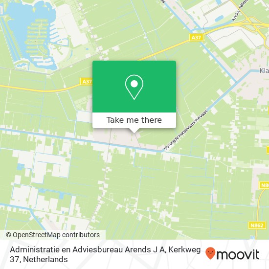Administratie en Adviesbureau Arends J A, Kerkweg 37 map