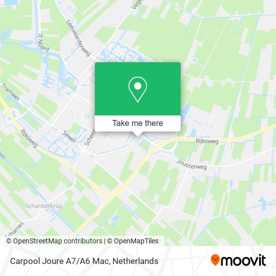 Carpool Joure A7/A6 Mac map
