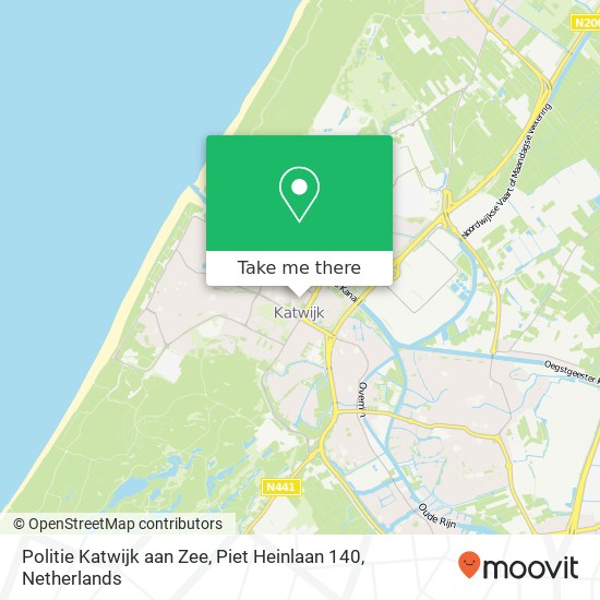 Politie Katwijk aan Zee, Piet Heinlaan 140 map