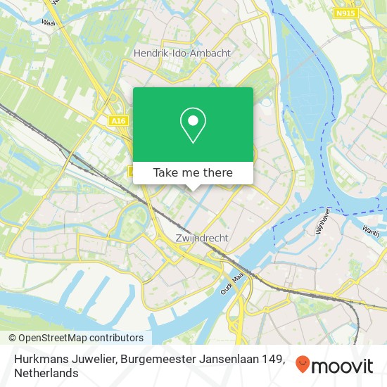 Hurkmans Juwelier, Burgemeester Jansenlaan 149 map