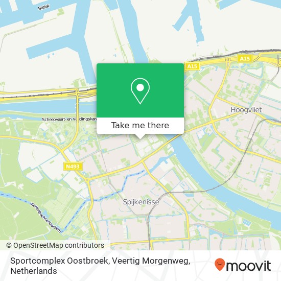 Sportcomplex Oostbroek, Veertig Morgenweg Karte