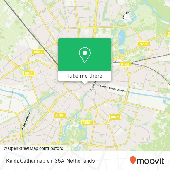 Kaldi, Catharinaplein 35A map