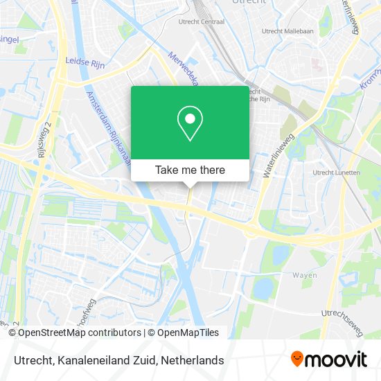 Utrecht, Kanaleneiland Zuid map