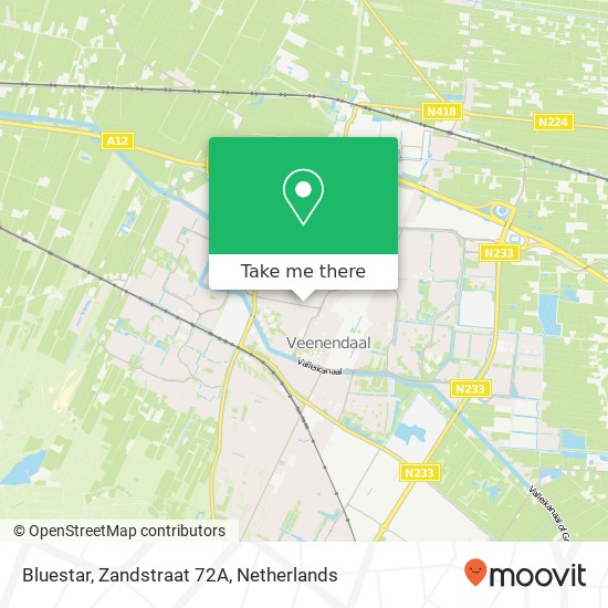 Bluestar, Zandstraat 72A map