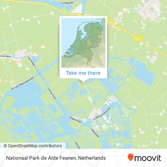 Nationaal Park de Alde Feanen, Dominee van der Veenweg 5 map