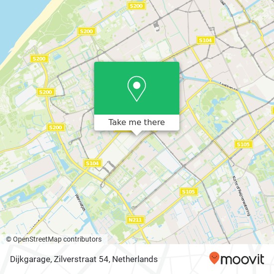 Dijkgarage, Zilverstraat 54 map