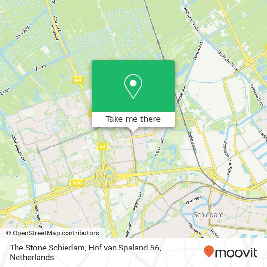 The Stone Schiedam, Hof van Spaland 56 map