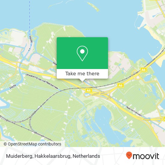 Muiderberg, Hakkelaarsbrug map