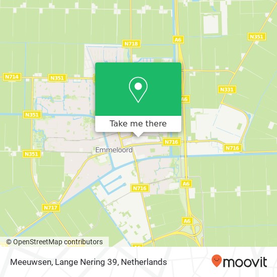 Meeuwsen, Lange Nering 39 map