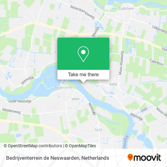 Bedrijventerrein de Neswaarden Karte