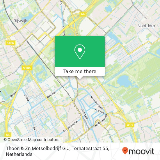 Thoen & Zn Metselbedrijf G J, Ternatestraat 55 map