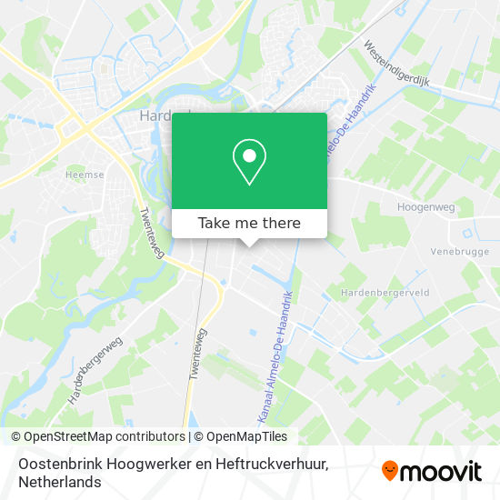 Oostenbrink Hoogwerker en Heftruckverhuur map