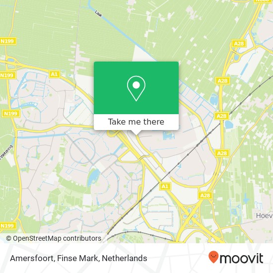Amersfoort, Finse Mark map