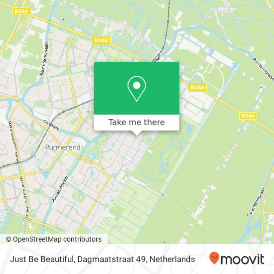 Just Be Beautiful, Dagmaatstraat 49 map