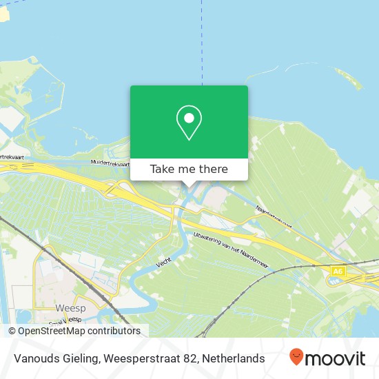 Vanouds Gieling, Weesperstraat 82 map