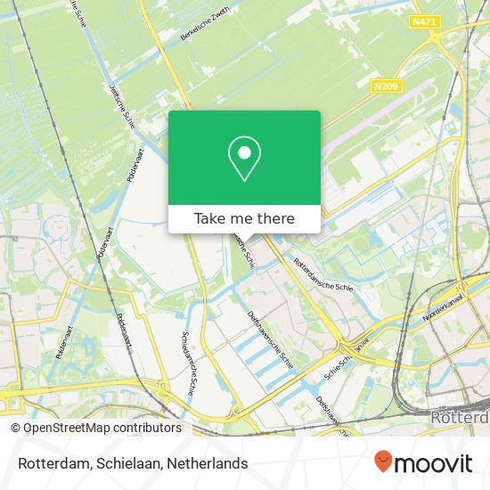Rotterdam, Schielaan Karte