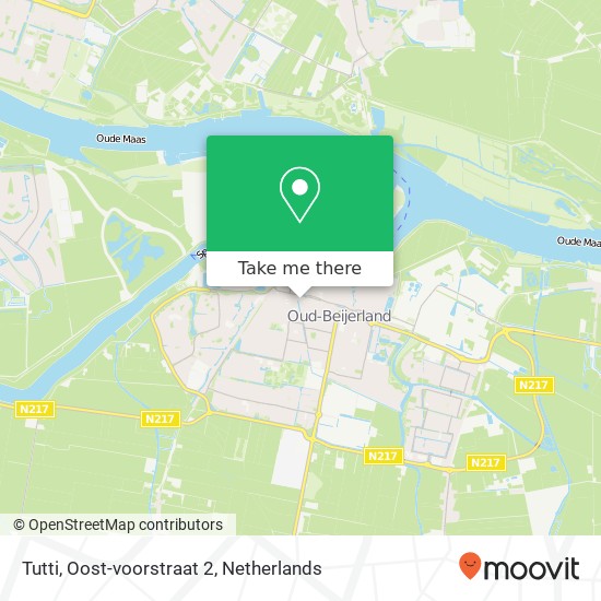 Tutti, Oost-voorstraat 2 Karte