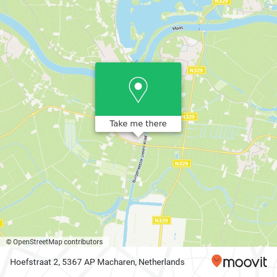 Hoefstraat 2, 5367 AP Macharen map