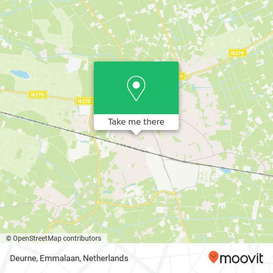 Deurne, Emmalaan map