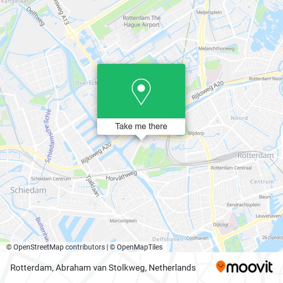 Rotterdam, Abraham van Stolkweg Karte