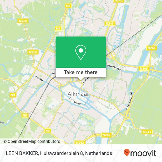 LEEN BAKKER, Huiswaarderplein 8 map