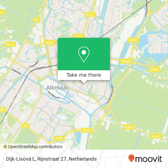 Dijk-Lisová L, Rijnstraat 27 map