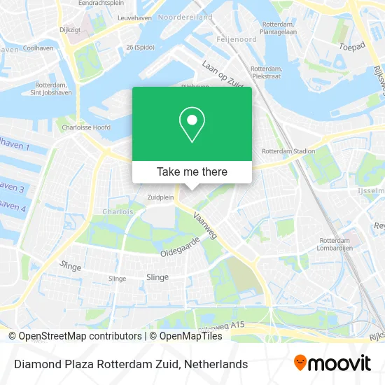 Diamond Plaza Rotterdam Zuid map