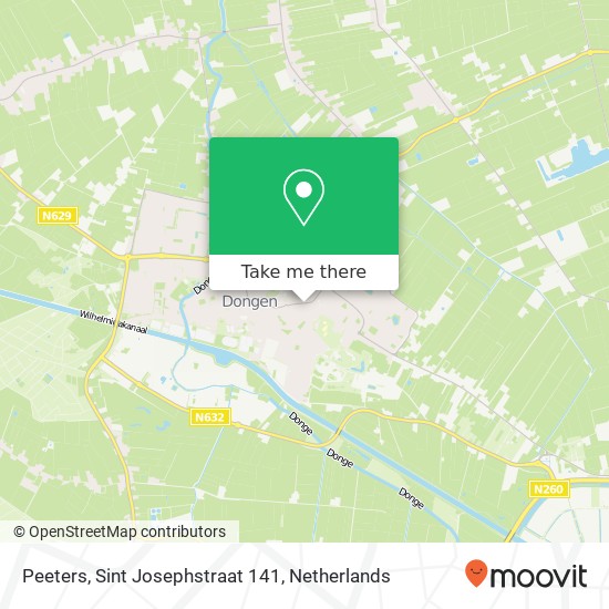 Peeters, Sint Josephstraat 141 map