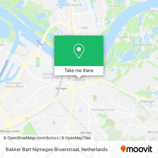 Bakker Bart Nijmegen Broerstraat map