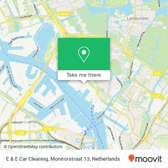 E & E Car Cleaning, Monitorstraat 13 map