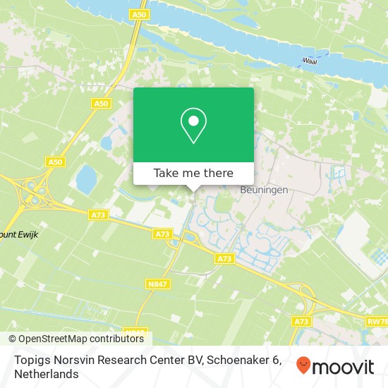 Topigs Norsvin Research Center BV, Schoenaker 6 map