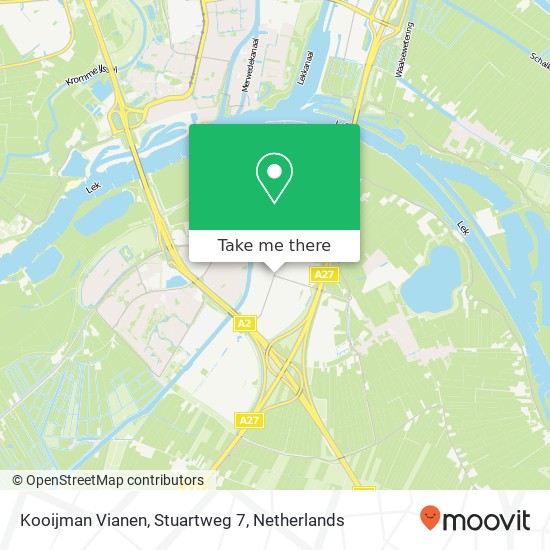 Kooijman Vianen, Stuartweg 7 map