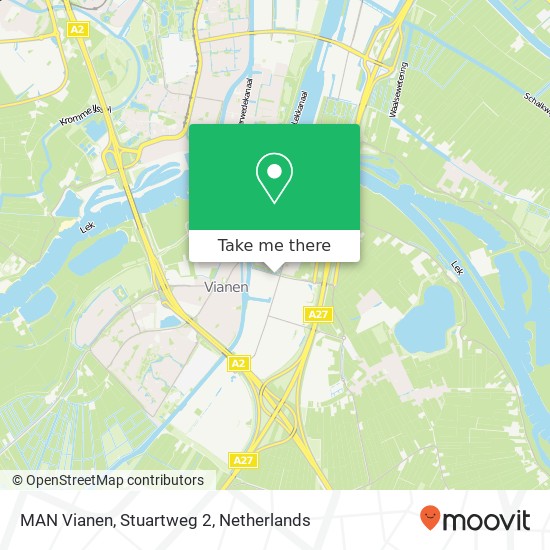 MAN Vianen, Stuartweg 2 map