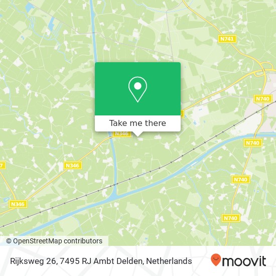 Rijksweg 26, 7495 RJ Ambt Delden map