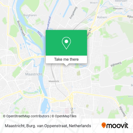 Maastricht, Burg. van Oppenstraat map