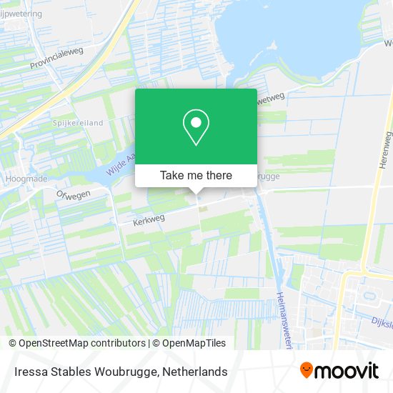 Iressa Stables Woubrugge map